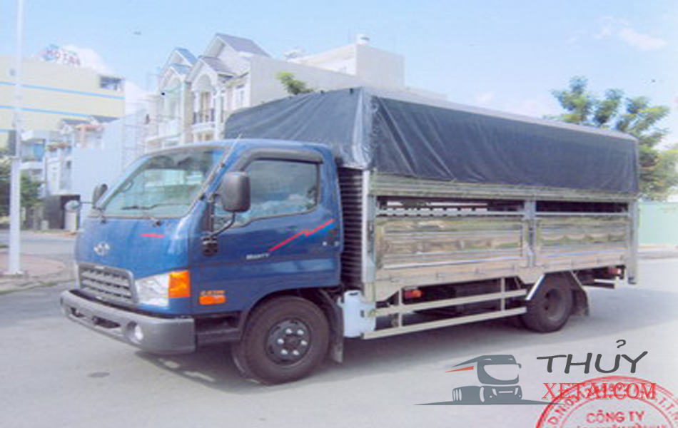 Xe tải Hyndai 2.5 tấn thùng bửng chở gia súc