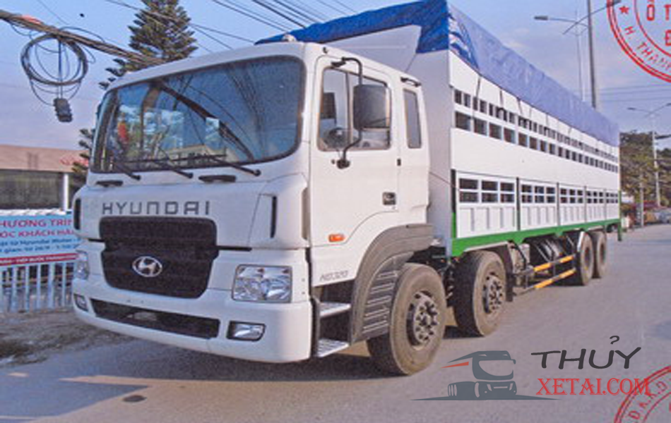 Xe tải Hyundai 4 chân chở gia súc