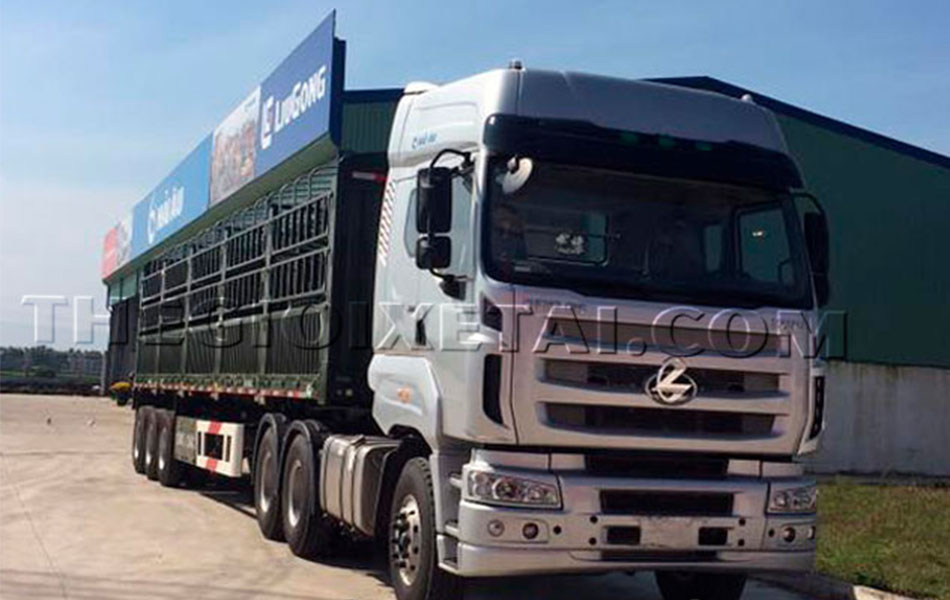 Xe tải Daewoo 12 tấn 3 chân chở gia cẩm - Prima