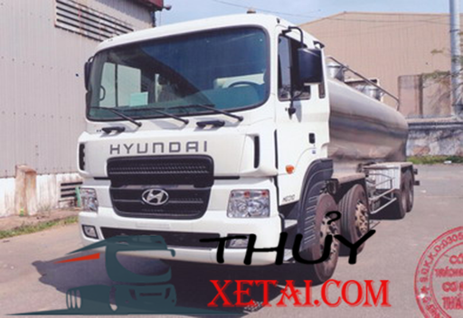 Hyundai 310 bồn chở sữa 17 khối