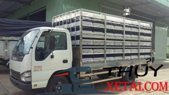 Xe tải Isuzu 1T5 thùng chở gia cầm - QKR77HE4