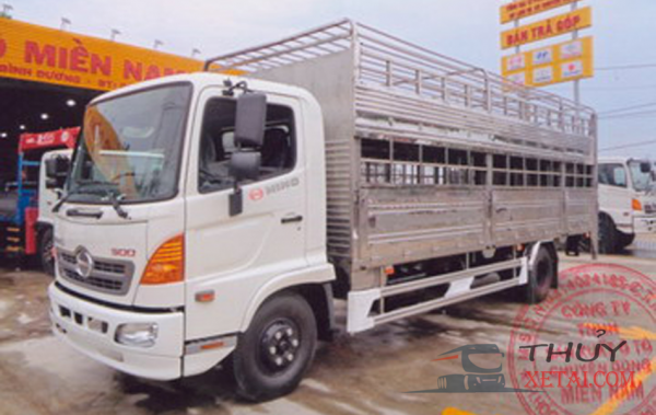 Xe tải Hyundai 5 tấn thùng bửng chở gia súc