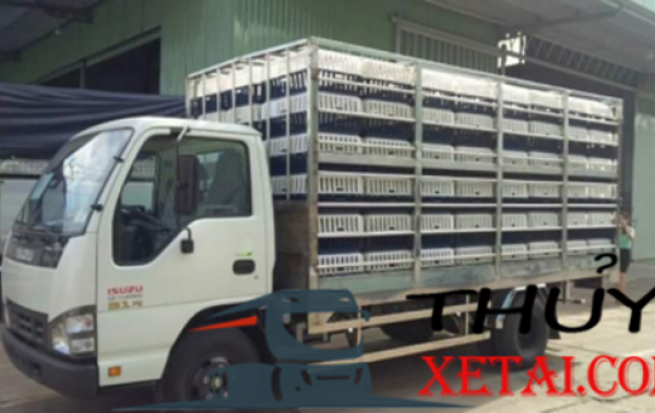 Xe tải Isuzu 1T5 thùng chở gia cầm - QKR77HE4